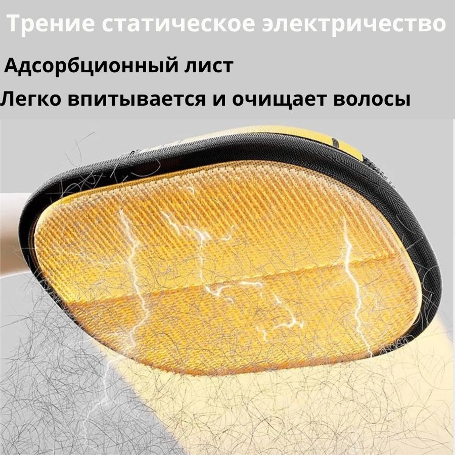 Электростатическое Удаление Волос Любимчика Перчатки( Размер L:24*18см) - Ouna